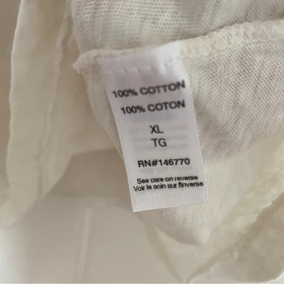 RE/DONE x Hanes The Classic Tee in Vintage White - Picture 7 of 7